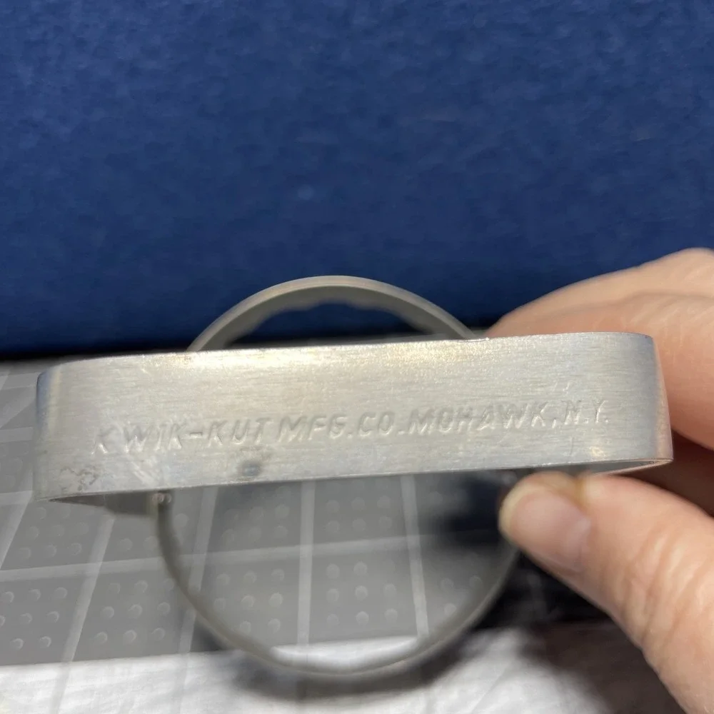 Biscuit‎ Cutter Serrated Edge Chopper Kwik-Kut MFG Co Mohawk NY